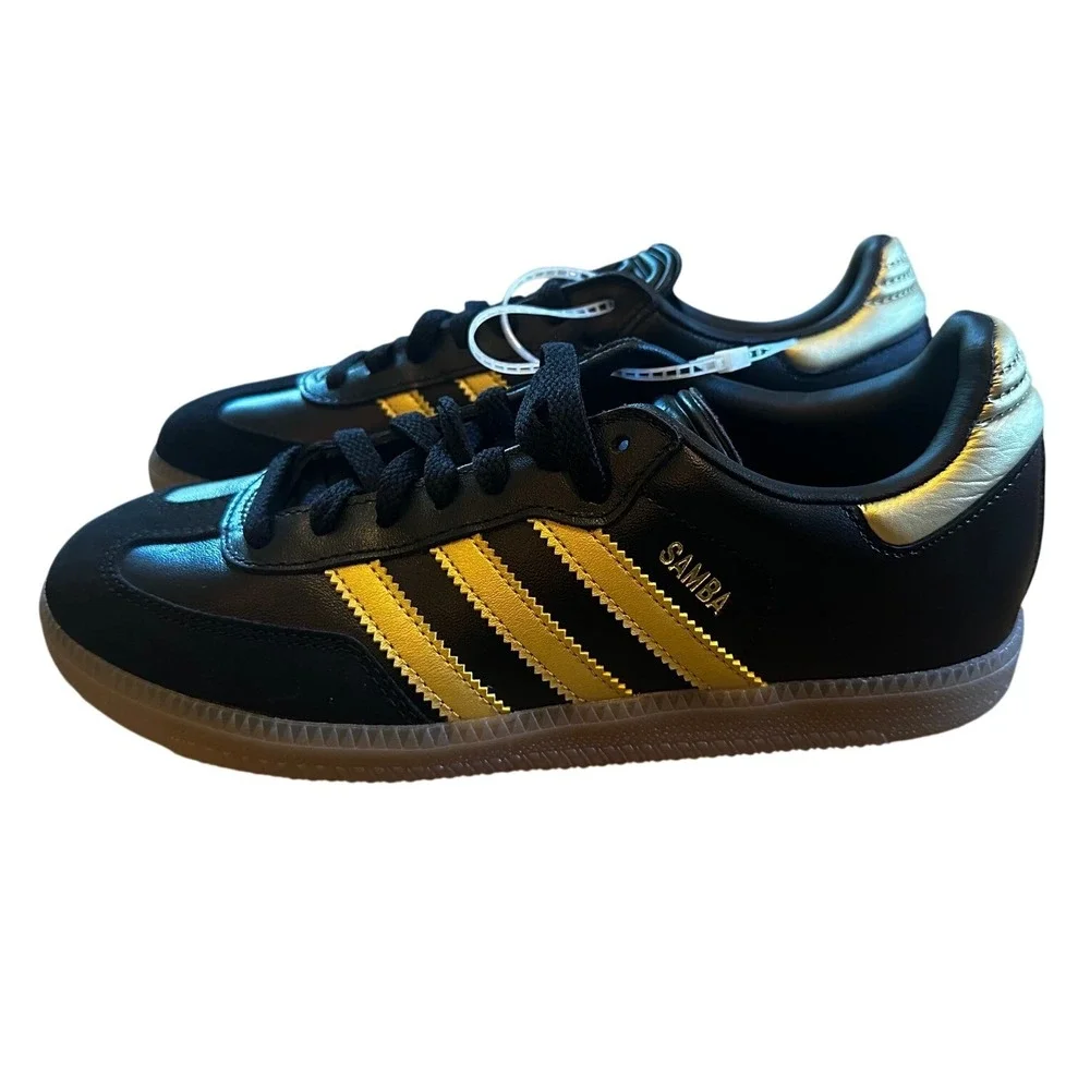 Adidas Black Gold Samba Messi Sneakers Men's 5